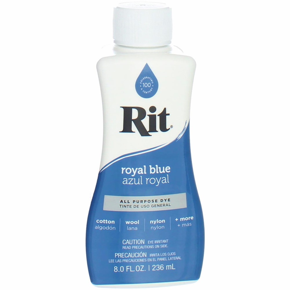 Rit All-Purpose Liquid Dye, Royal Blue, 8 fl oz