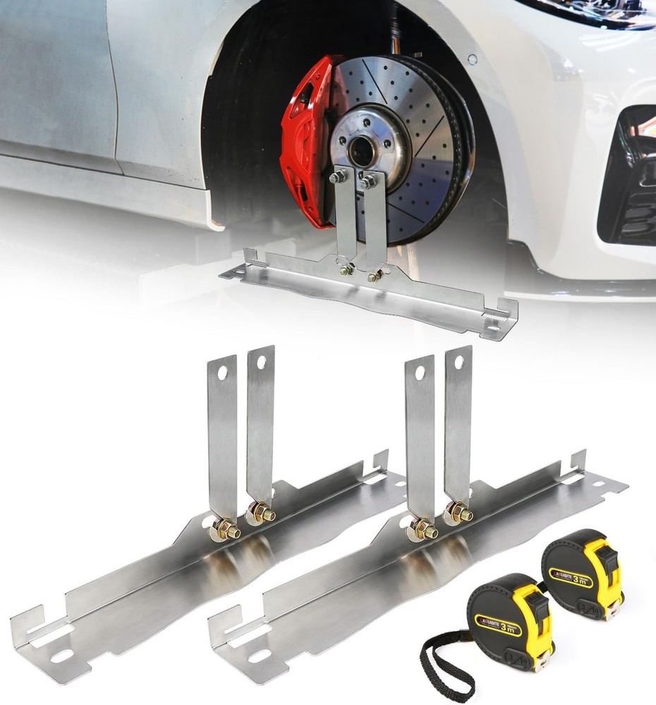 Upgraded Wheel Alignment Tool with Connection Sheet, Heavy Duty Stainless...