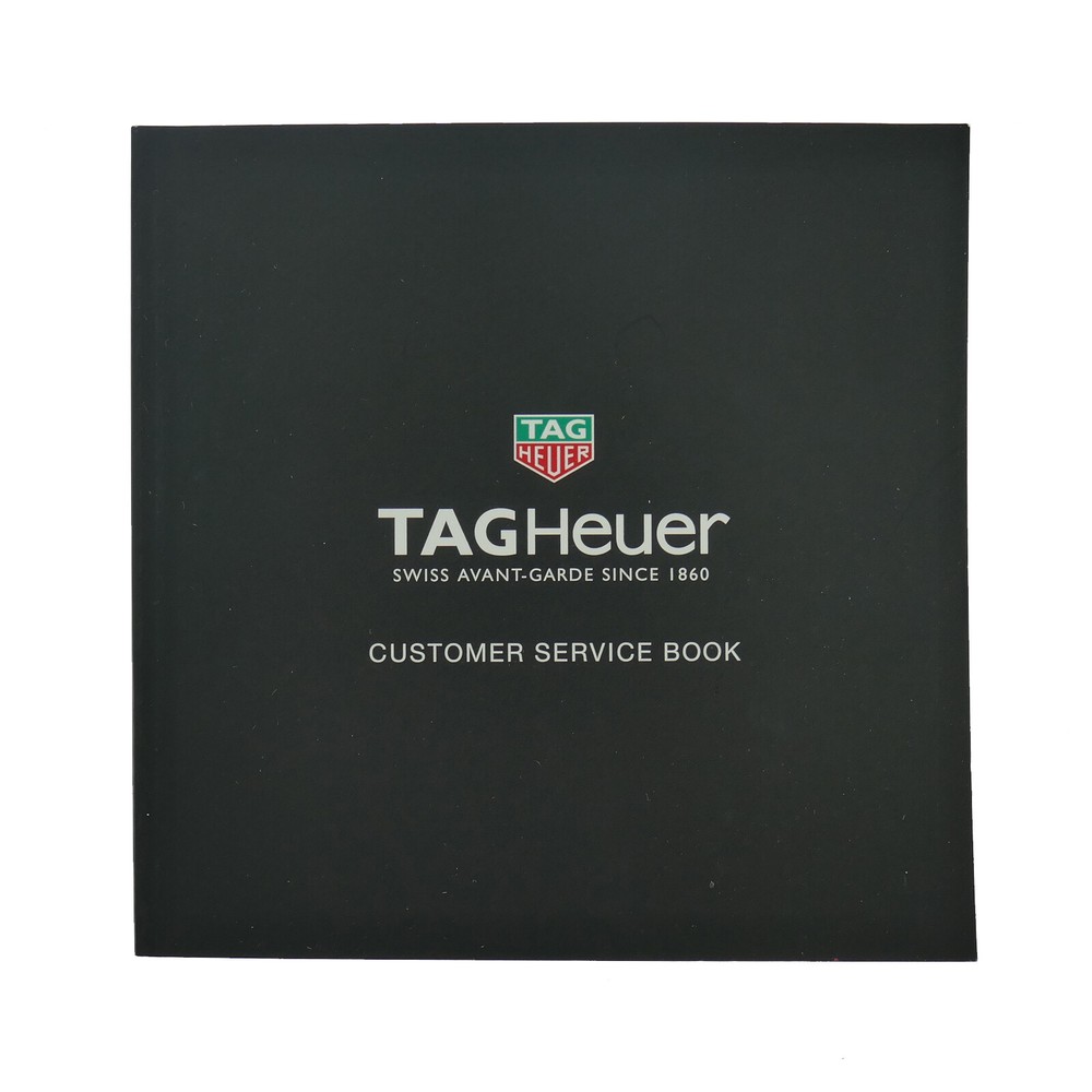 TAG HEUER CUSTOMER SERVICE BOOK