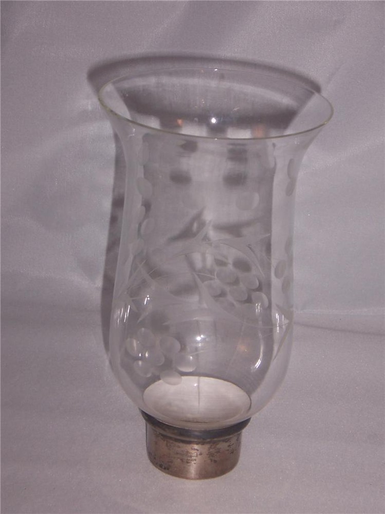 Sterling Silver Candle Globe Converter Antique