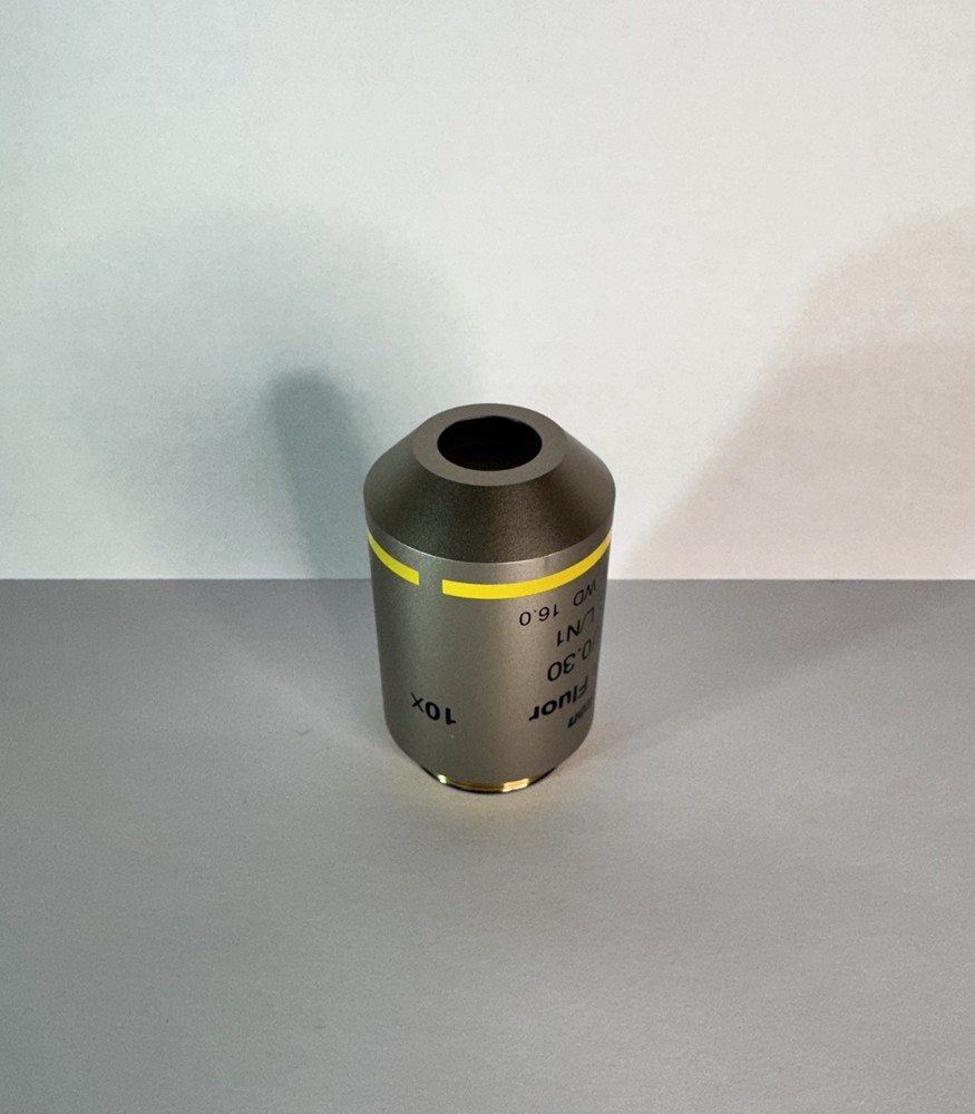 Nikon Plan Fluor 10×/0.30 ∞/0 DIC Microscope Objective Lens