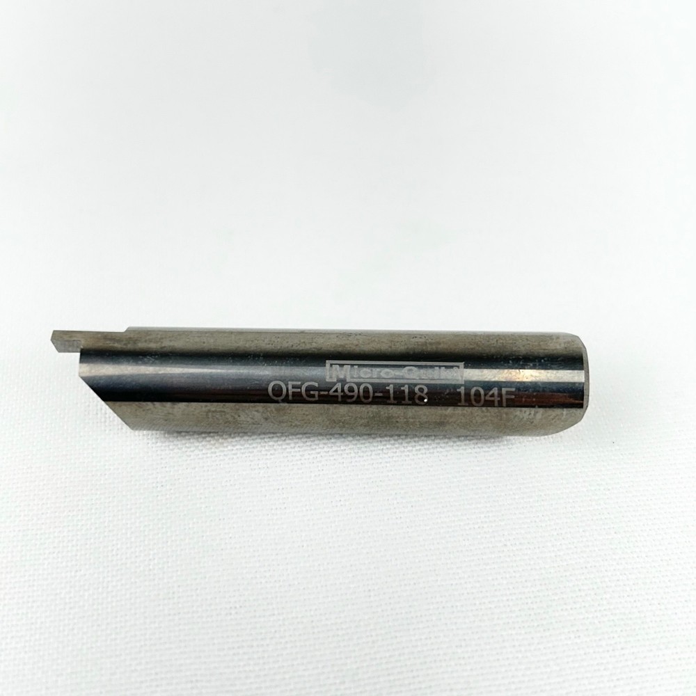 Micro 100 Super Carbide Quick Change Grooving Tool 1/2" Diameter 0.118" Width