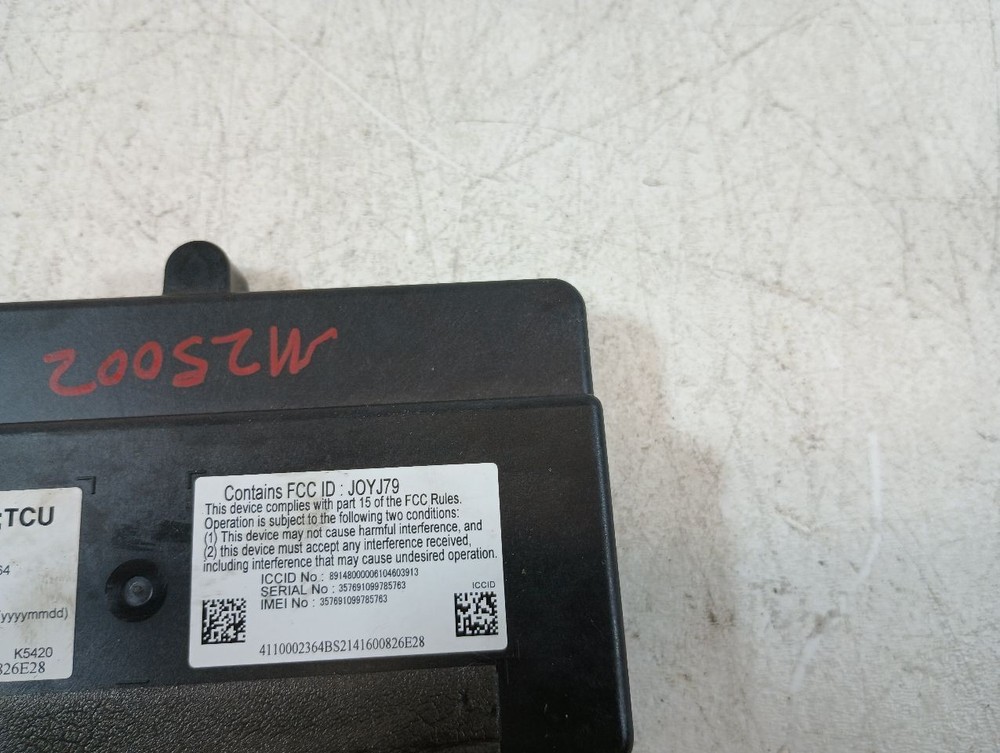 2020 2021 MAZDA CX-30 DATA COMMUNICATION CONTROL MODULE DGH9-67-CM0E