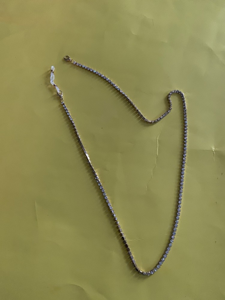 Eyeglasses For Gold Plated Strap Neck Holder