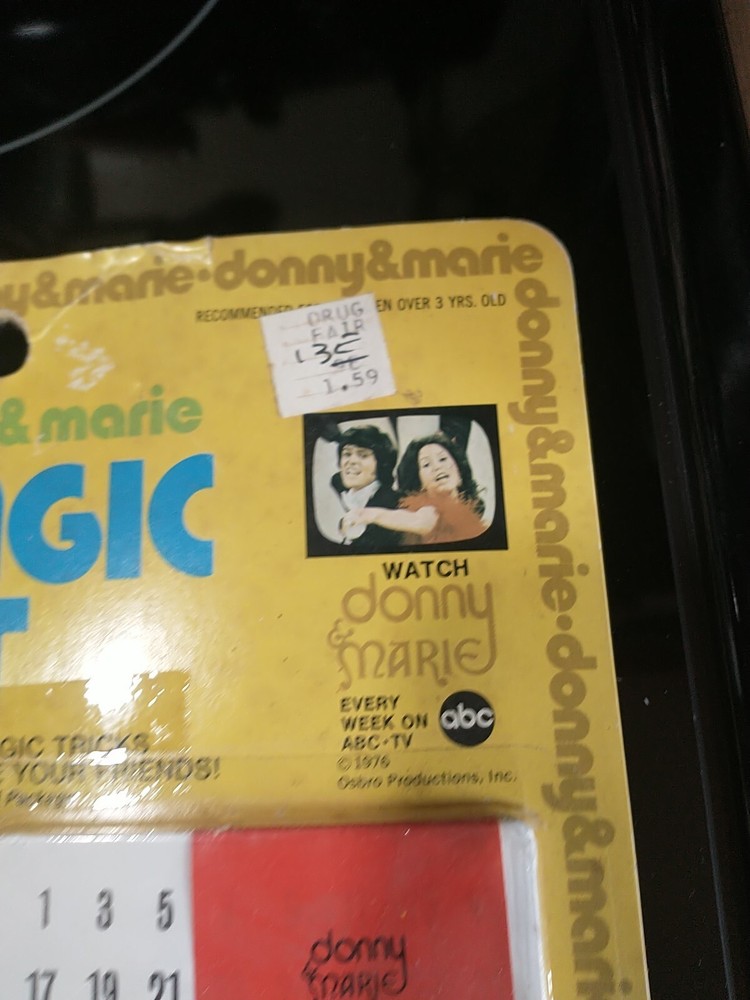 Donnie And Marie Osmond Magic Set