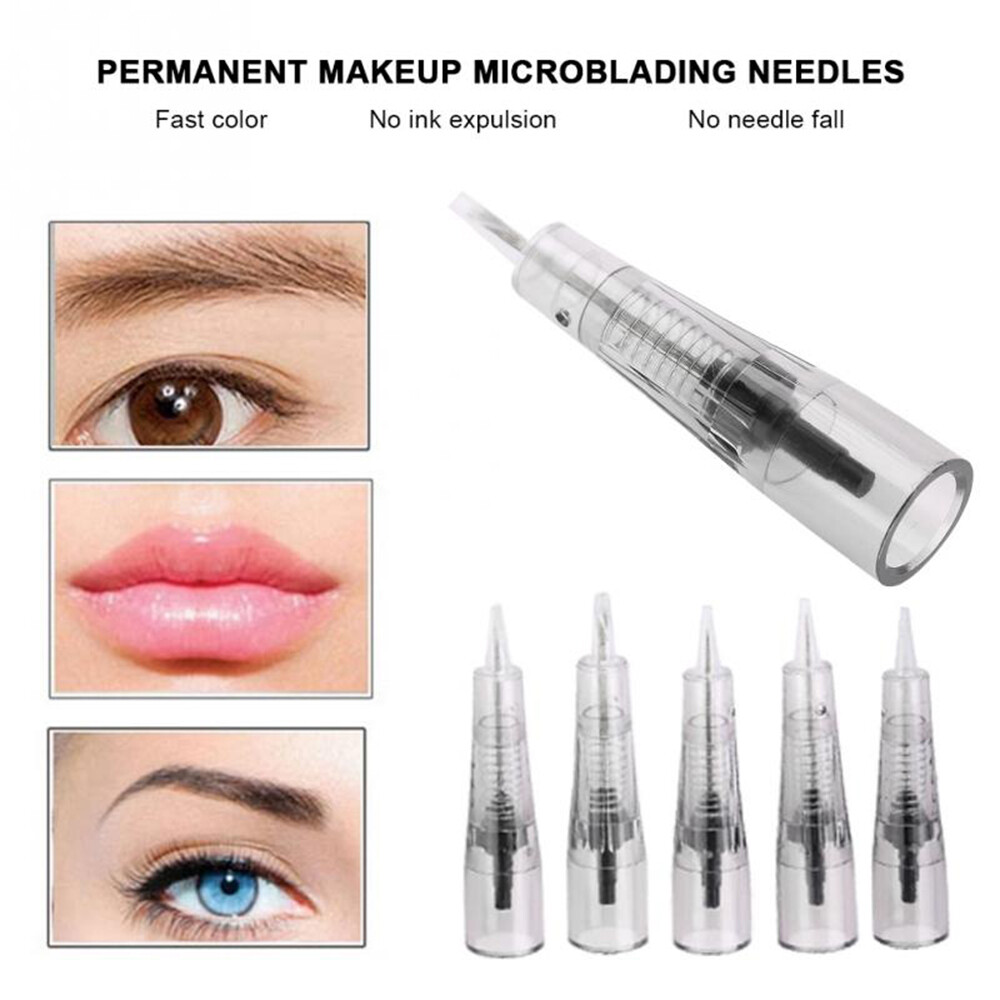 Makeup Microblading Needle Eyebrow Lip Tattoo Needle Cartridges Makeup Accessory