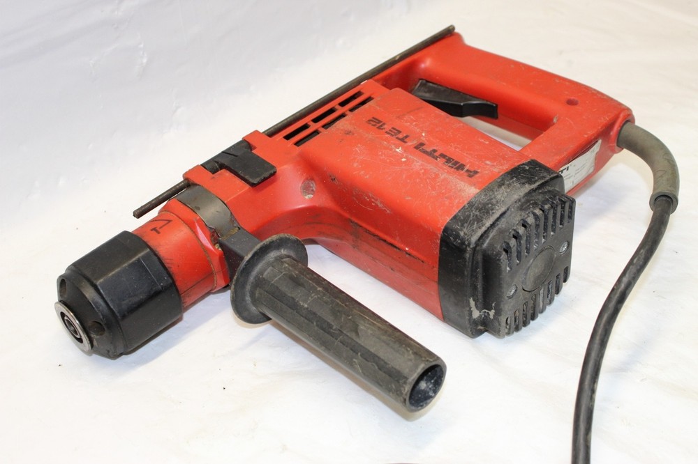Hilti TE12 SDS Rotary Hammer Drill with Case Masonry Drill Bits TESTED P12