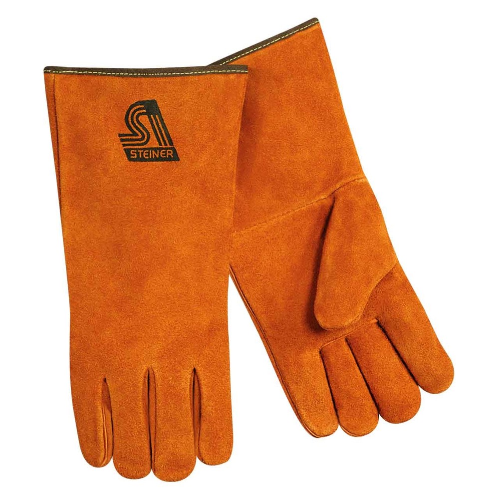 Steiner 2119C Premium Side Split Cowhide Welding Gloves Cotton Lined Medium