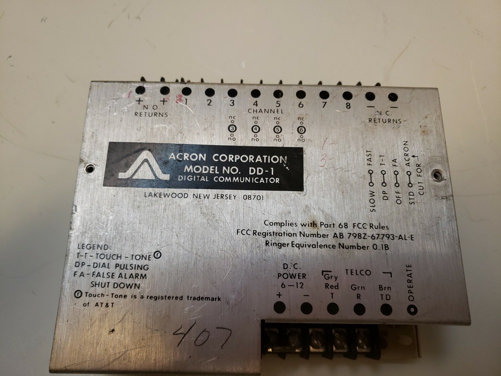 Acron Corporation DD-1 8 Ch Digital Communicator