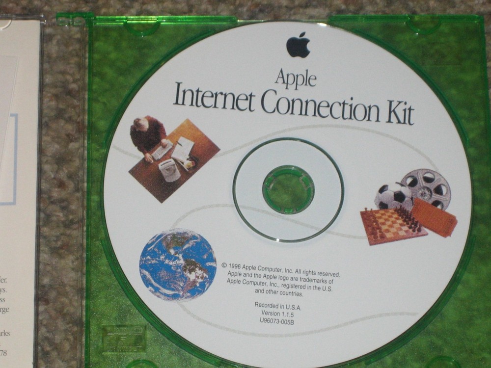 Apple Internet Connection Kit CD-ROM, 1996 Version 1.1.5