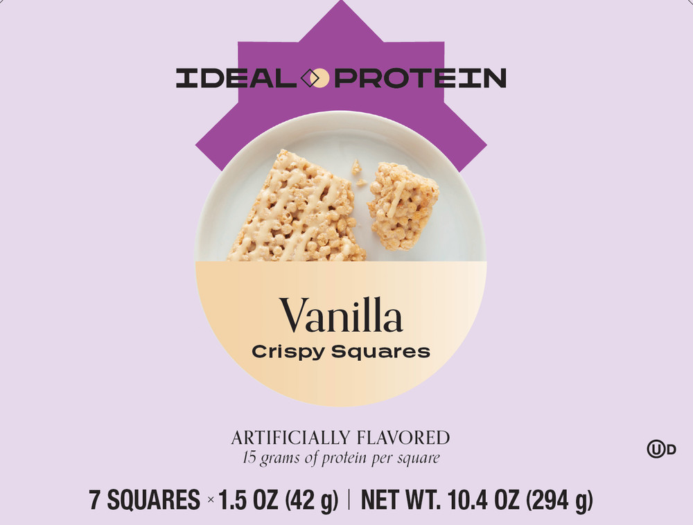 Vanilla Crispy Squares - Ideal Protein