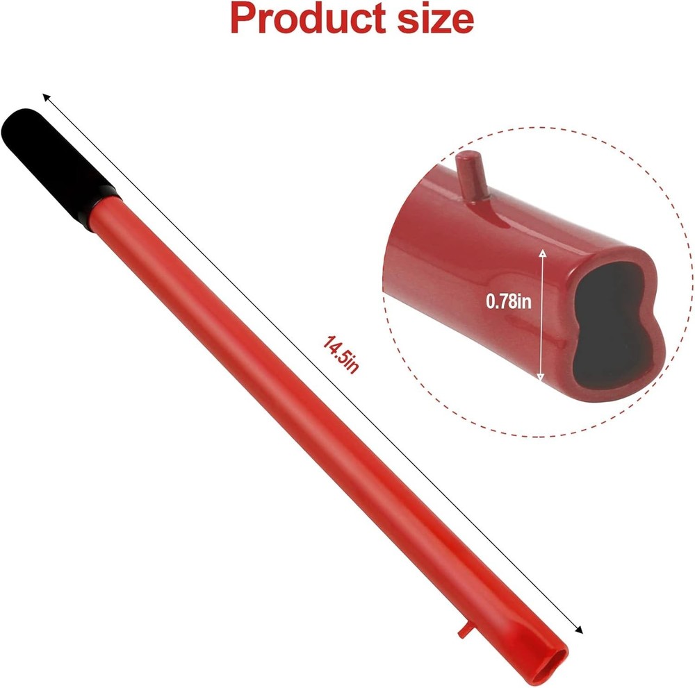 2 Ton Floor Jack Handle Replacement,Horizontal Hydraulic Jack Handle for Car