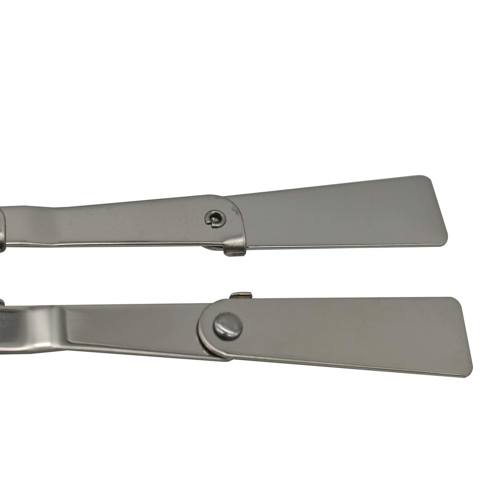 Maydahui 2 PCS Folding Spoon and Fork SUS 6.3*1.4inch, Silver