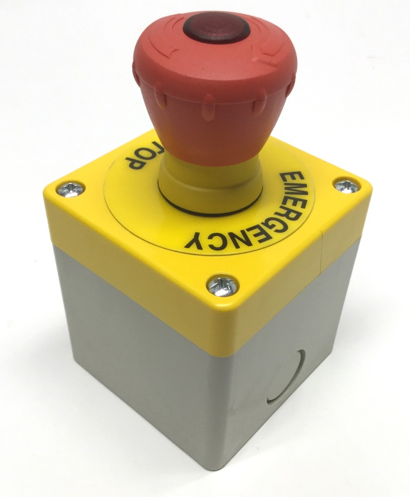 Allen Bradley 800FP-LMT44 Illuminated Emergency E-Stop LED Pushbutton Station