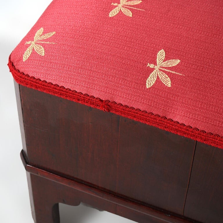 Classical American Empire Mahogany Stool C1840