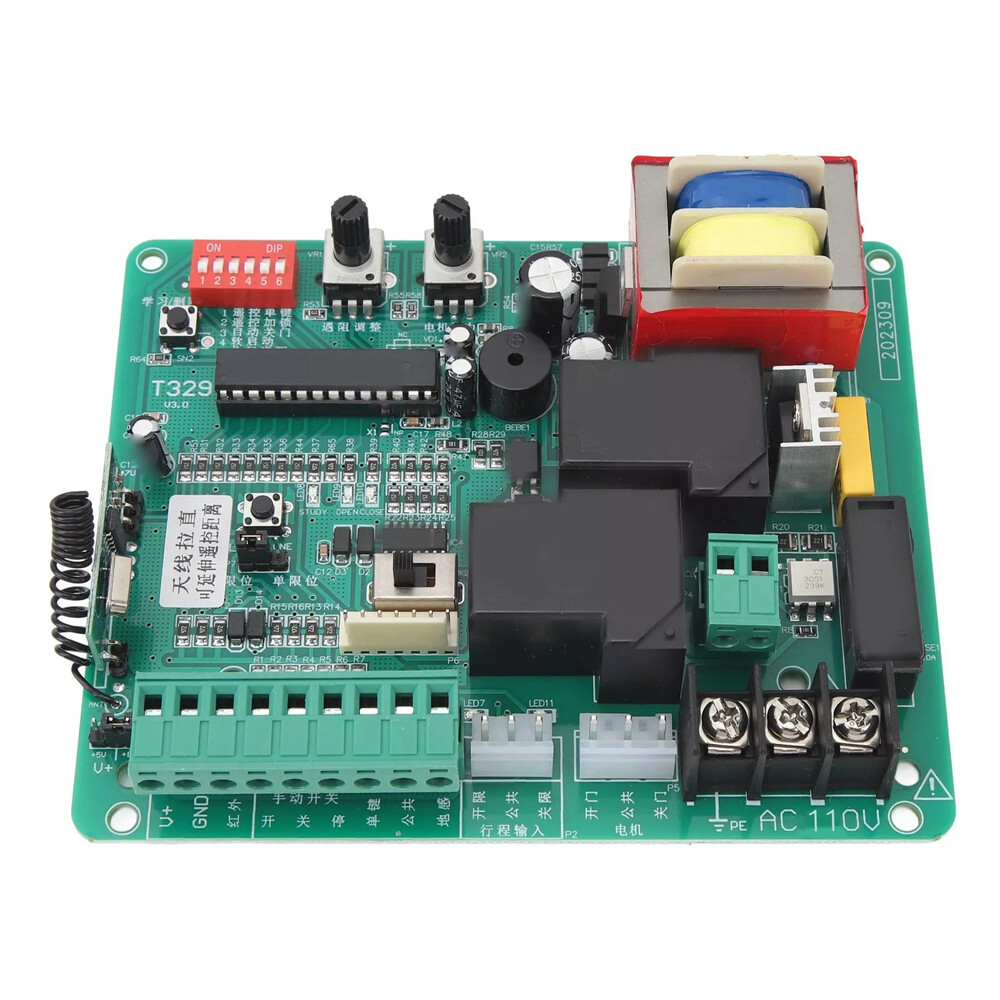 Universal Circuit Control Board For Sliding Gate Opener Main Electronic Control