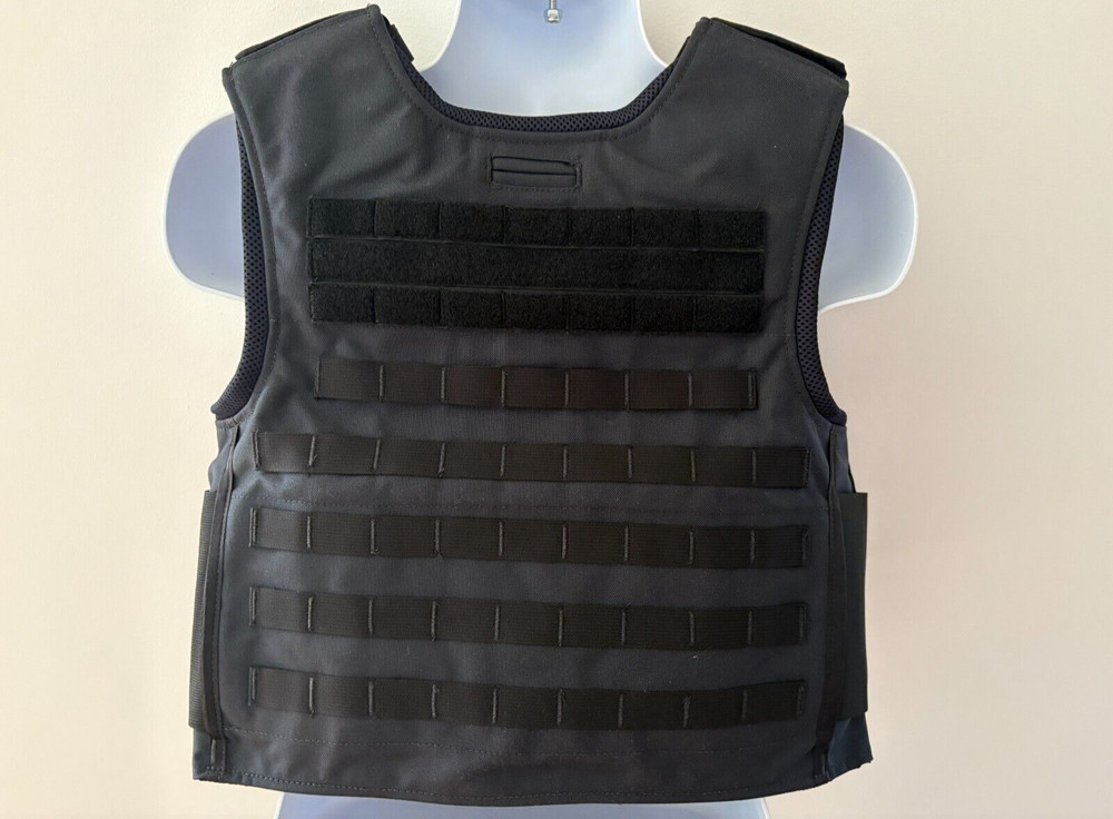 ABA Male Standard Armor Carrier Side Open Small/Medium 2013-2215 Black Molle