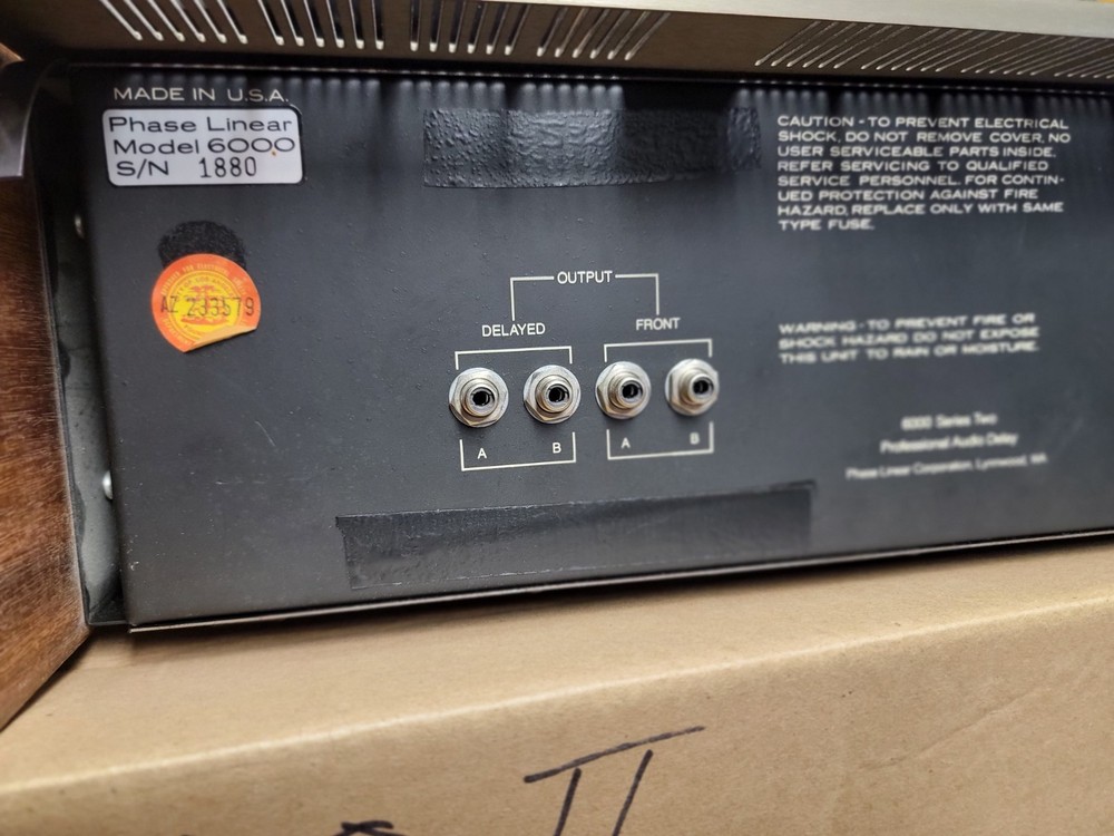 Phase Linear Audio Delay Model 6000 Series Two W/ Rack Handles - FULLY SERVICED