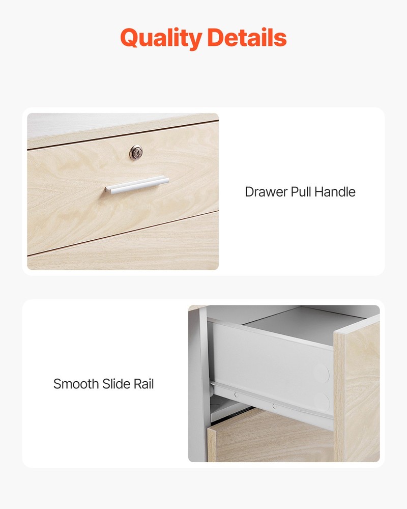 Uimoso Reception Desk Rectangular Front Counter Table 55.12 in Wood Office Table