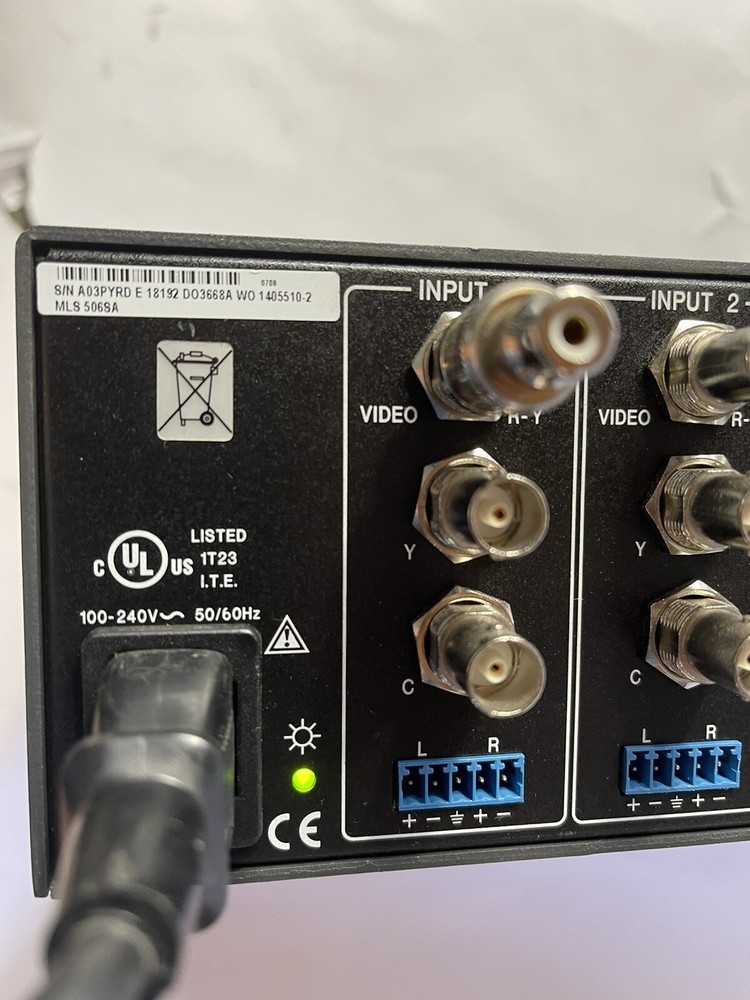 Extron MLS 506SA RGB Component 6 Input Switcher