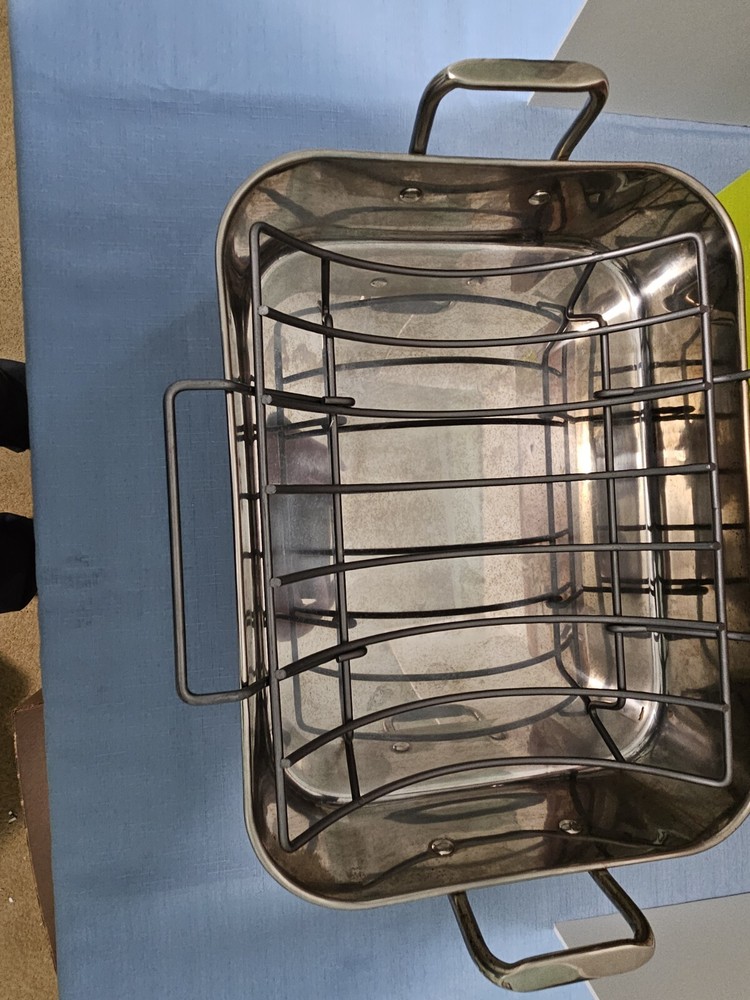 food network stainless steel roasting pan