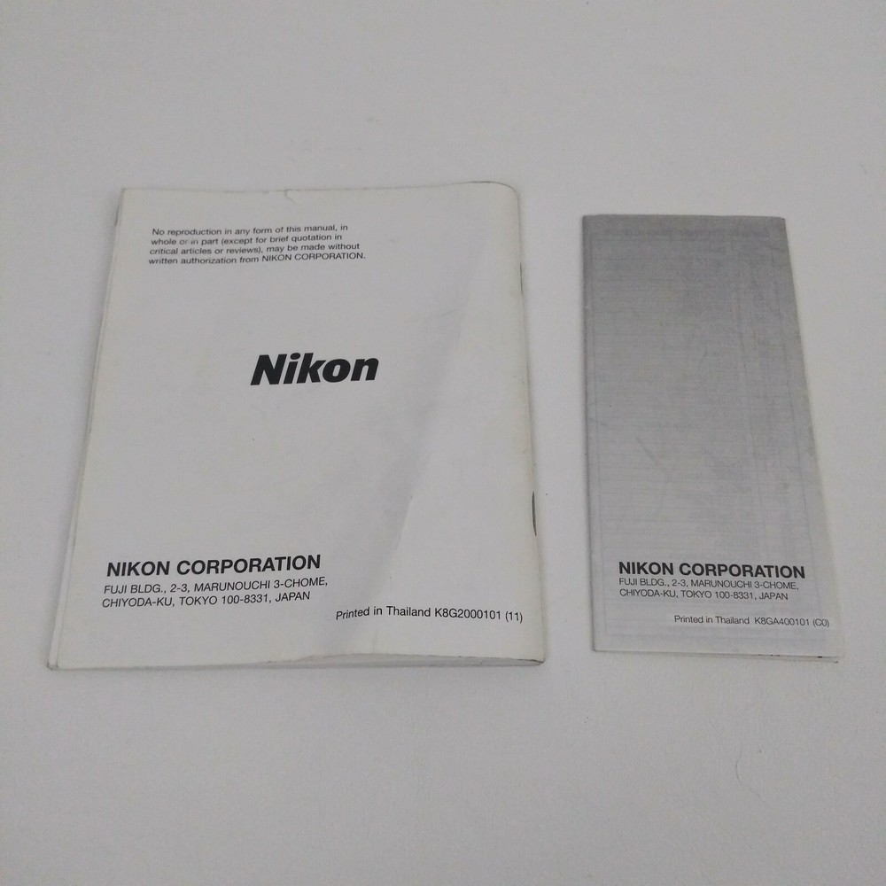 Nikon Pronea S Instruction Manual