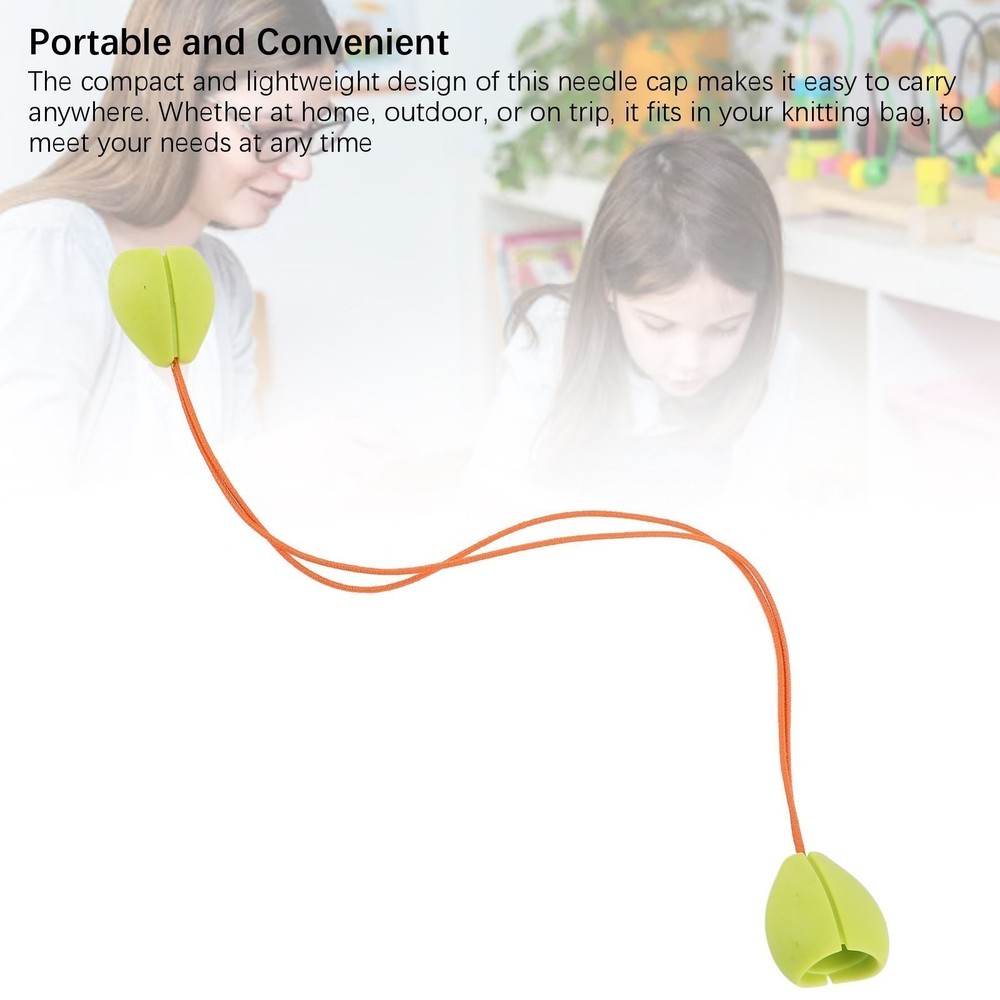 Knitting Needle End Cap Point Protector ABS Plastic Needle Tip Stopper