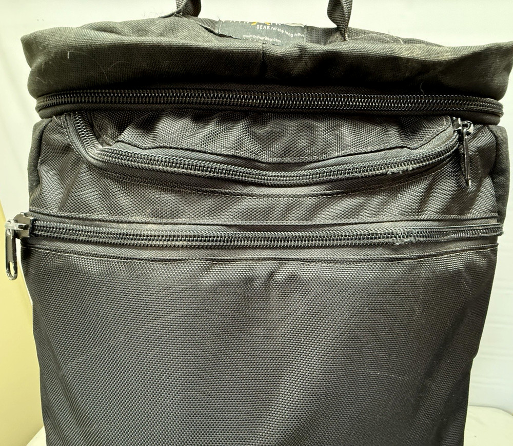USMC THIN AIR GEAR Rolling Deployment Bag Black Duffle Huge