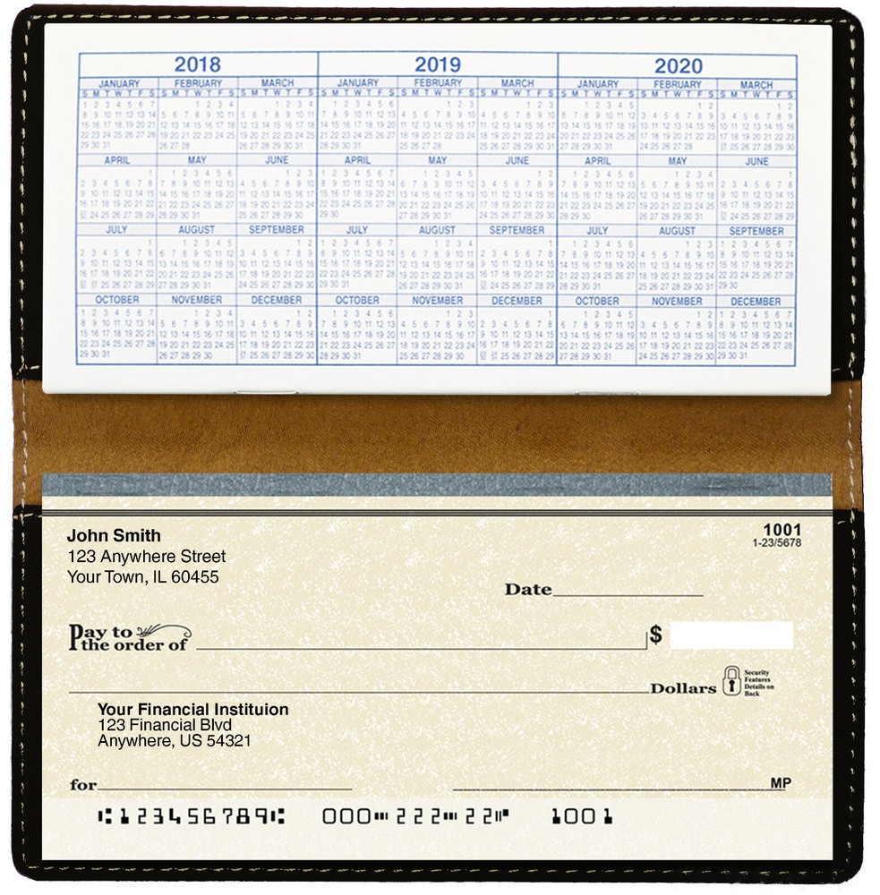 Sunflower Laser Engraved Leatherette Checkbook Cover