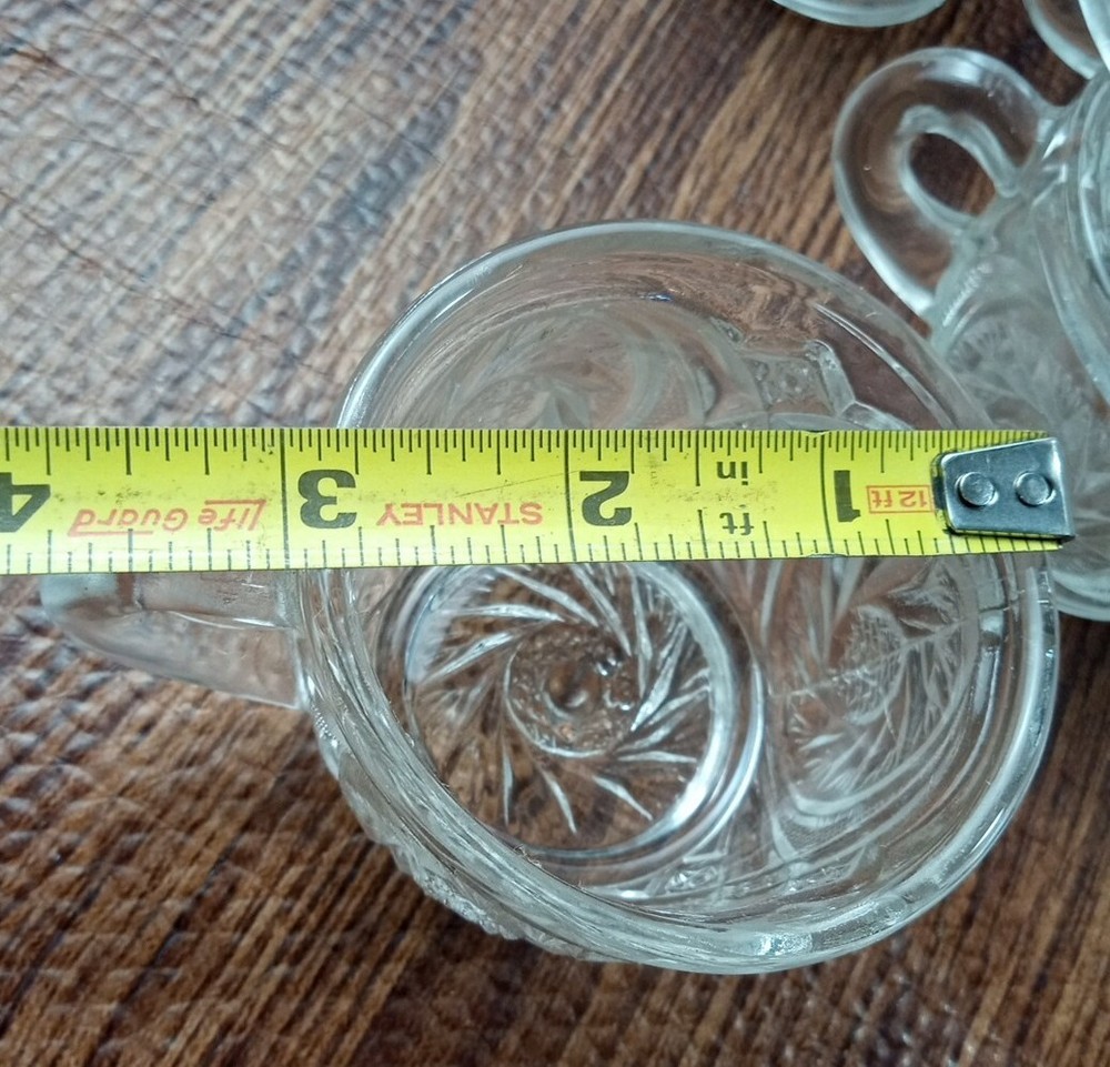 Punch Glasses Set of 11 EUC