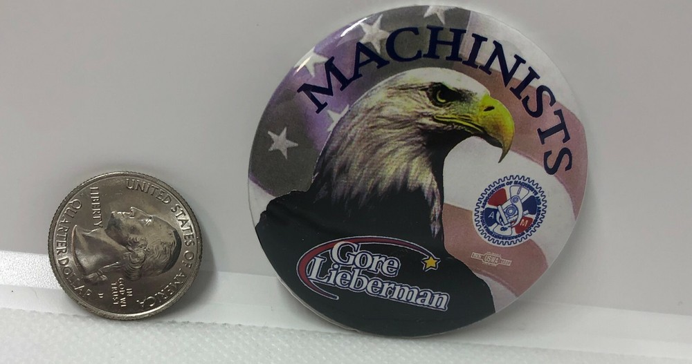 Machinists Gore Lieberman Pin