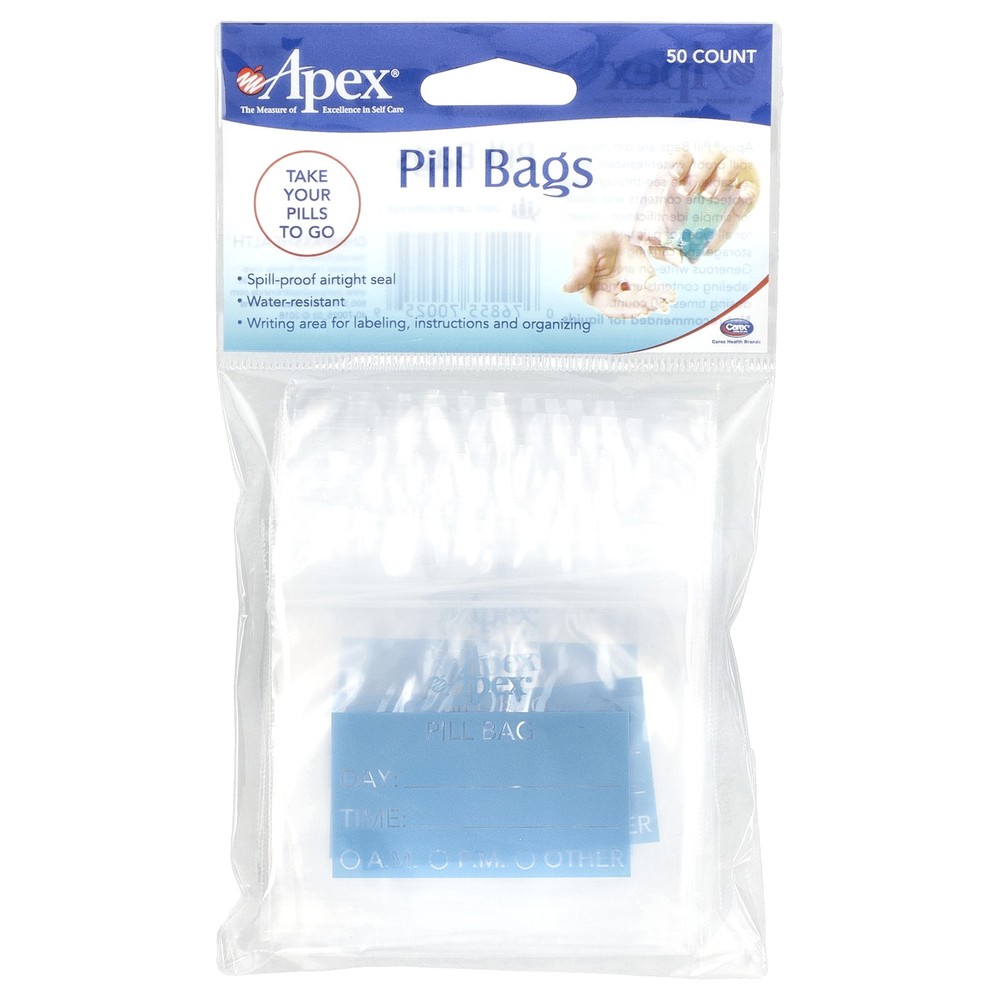 Pill Bags, 50 Count