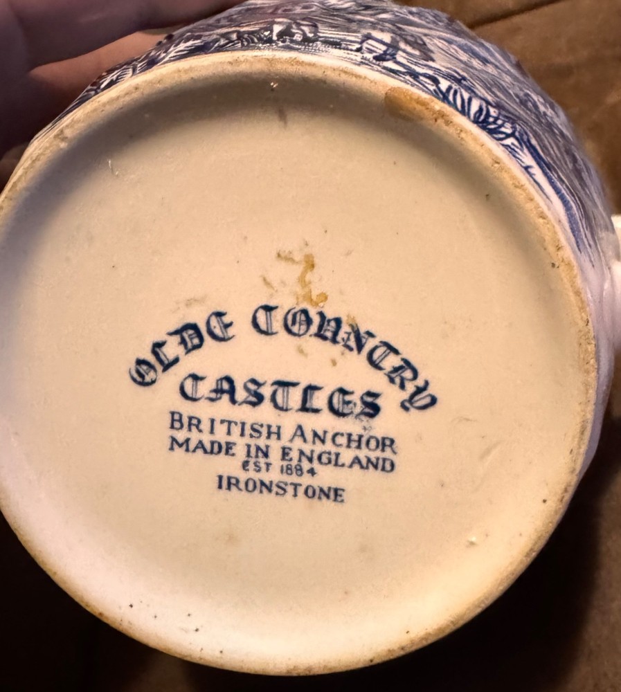 British anchor irestone pitcher old country