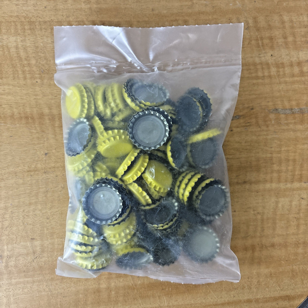 LD Carlson Yellow Oxygen Barrier Crown Caps - 144 Count