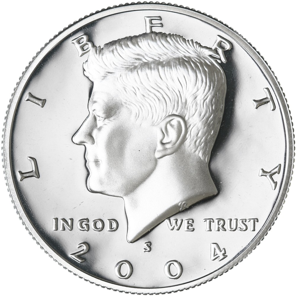2004 S Kennedy Half Dollar Gem DCam Proof 90% Silver