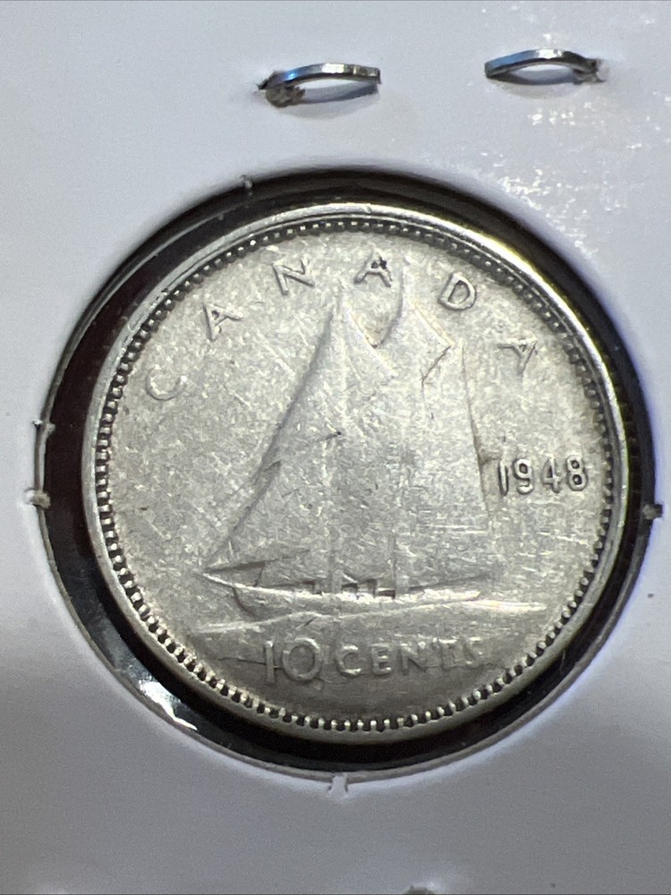 1948 Canada Silver 10-Cent Dime ***Key Date***