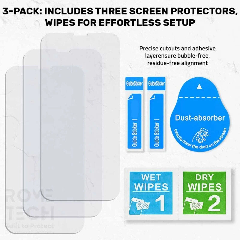 For Apple iPhone 13 Pro Max 2.5D Tempered Glass Screen Protector (3 Per Pack)