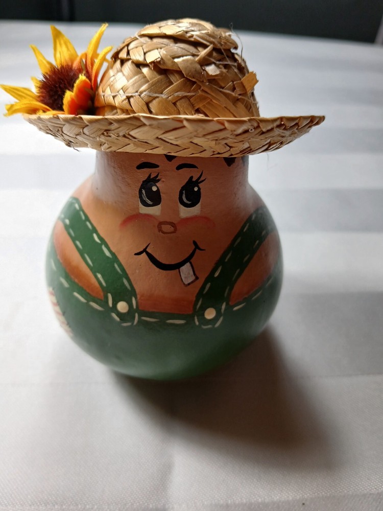 Farmer Gourd Handpainted 1998 ACE