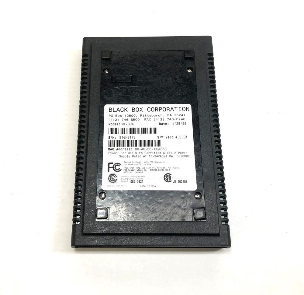 Black Box Network Access FrameRouter MT730A NOS