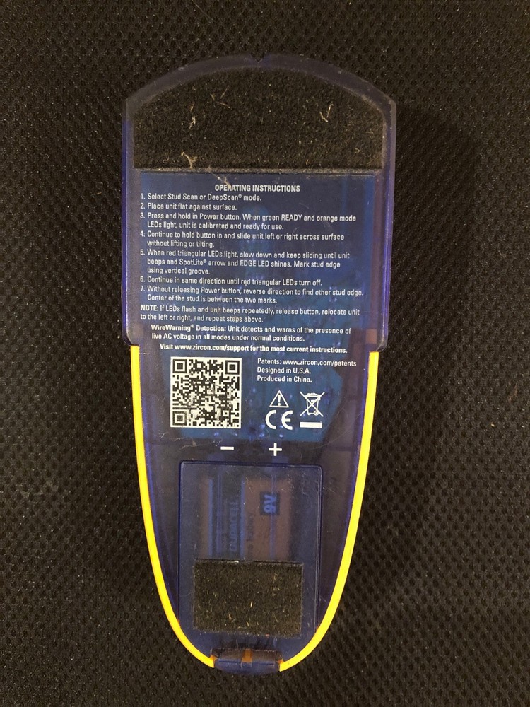 Zircon StudSensor™ Stud Finder One each E40 & L40 ~ LOT 2 Used