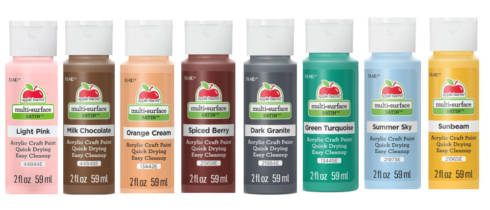 Apple Barrel Multi Surface Acrylic Paint, 2 oz{Select Your Colour}
