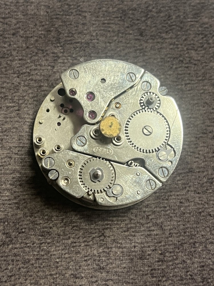 looping Cal.51 Incomplete Movement - Not working ( With Dial And Case )