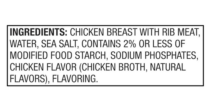 Great Value Chunk Chicken Breast, 12.5 Ounce Can (4 Pack)