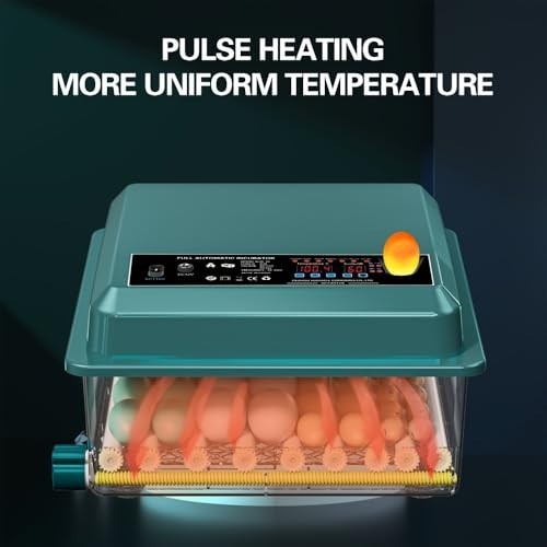 36 Quail Incubators for Hatching Eggs, Quail Egg Incubator with Automatic Egg Tu