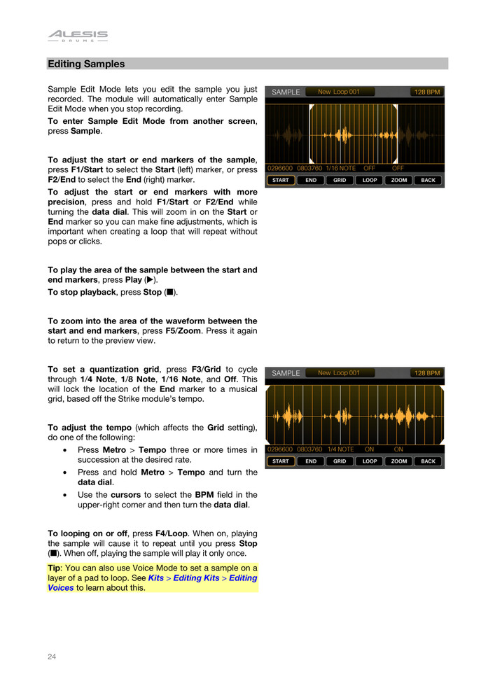 Alesis Strike — User Guide Manual Documentation Reference — 31 Pages — USA Made