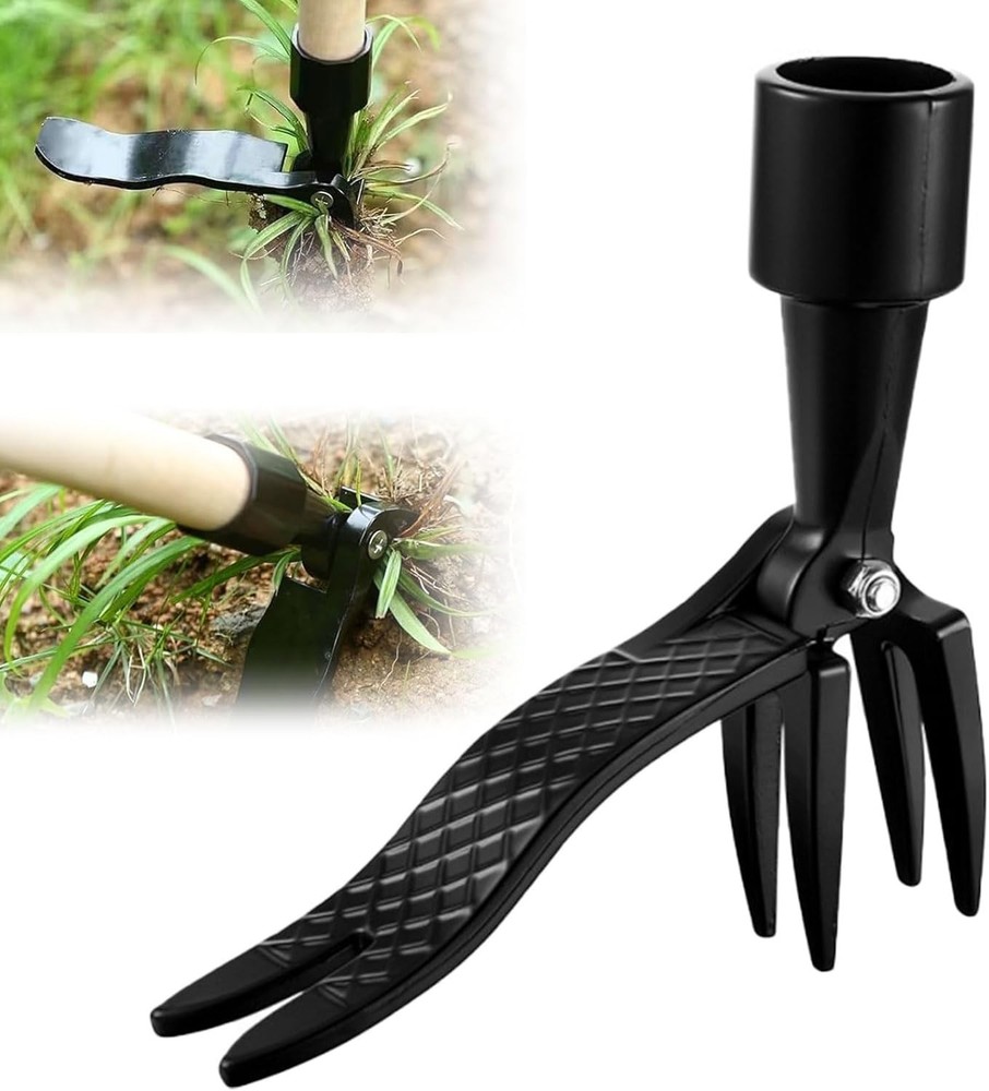 Weeder Puller Stand Up Weed Tool with Handle Garden Outdoor Root Remover Killer