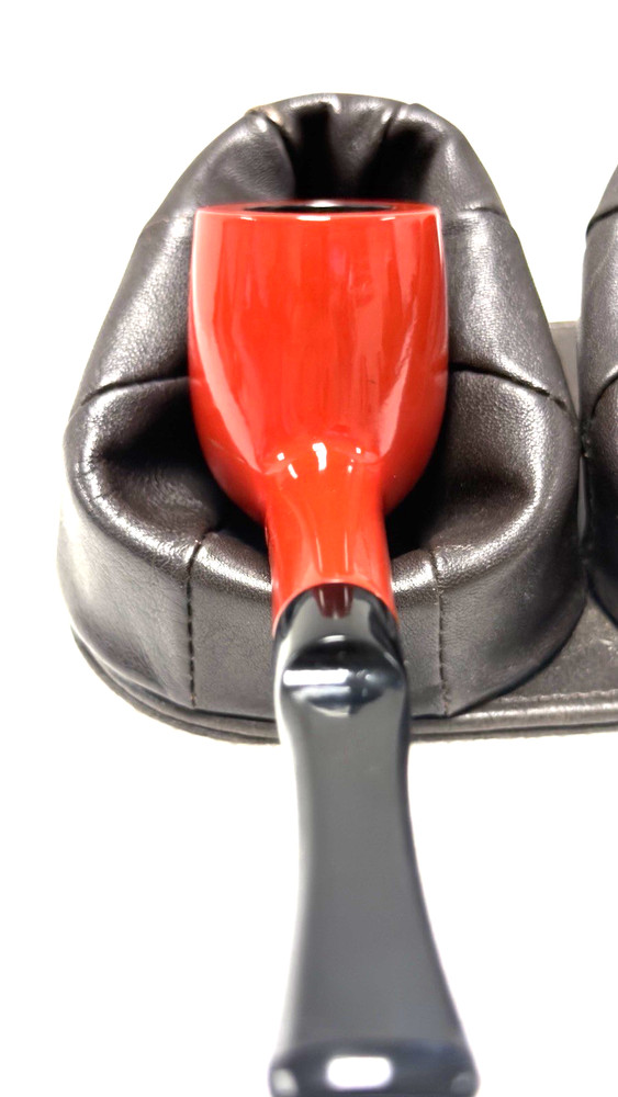 VENTURI by SUPER-TEMP Red Smooth Billiard w *Ebonite Saddle Stem (NOT Plastic)