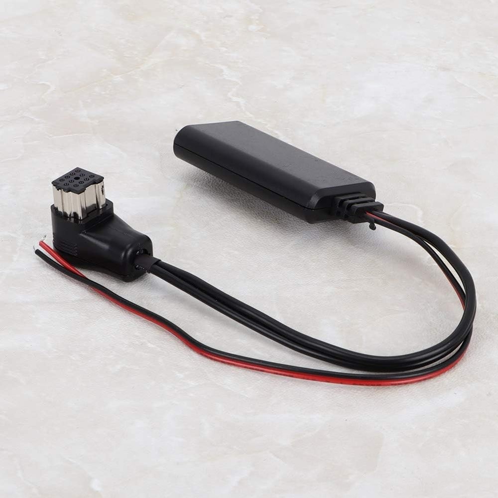 Akozon Car Bluetooth Adapter, AUX Adapter for Audio Black