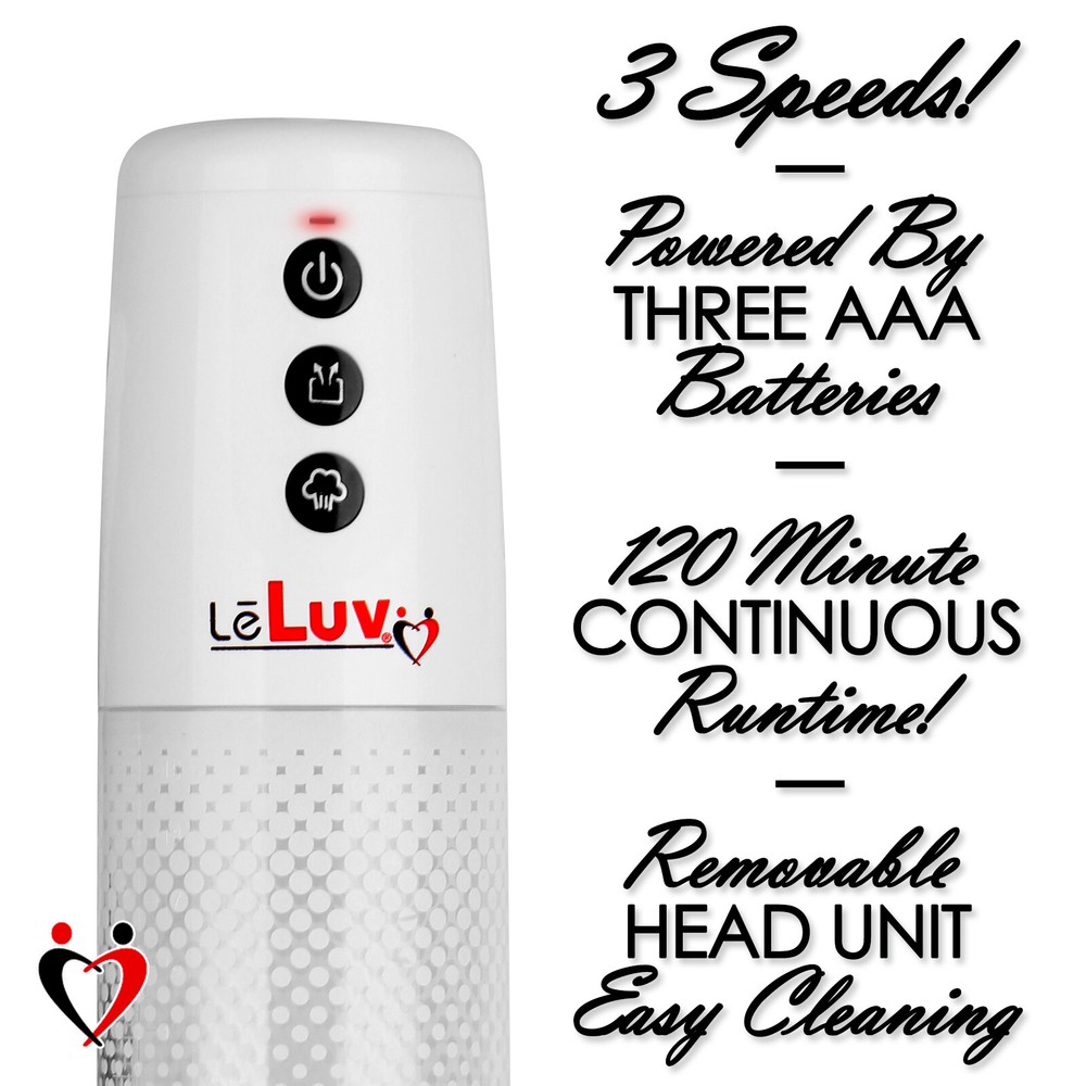 LeLuv iPump Replacement Wireless Head Unit with Adapter to 1/4" Vacuum Systems
