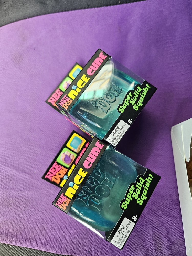 nee doh nice cube blue 2 Cubes